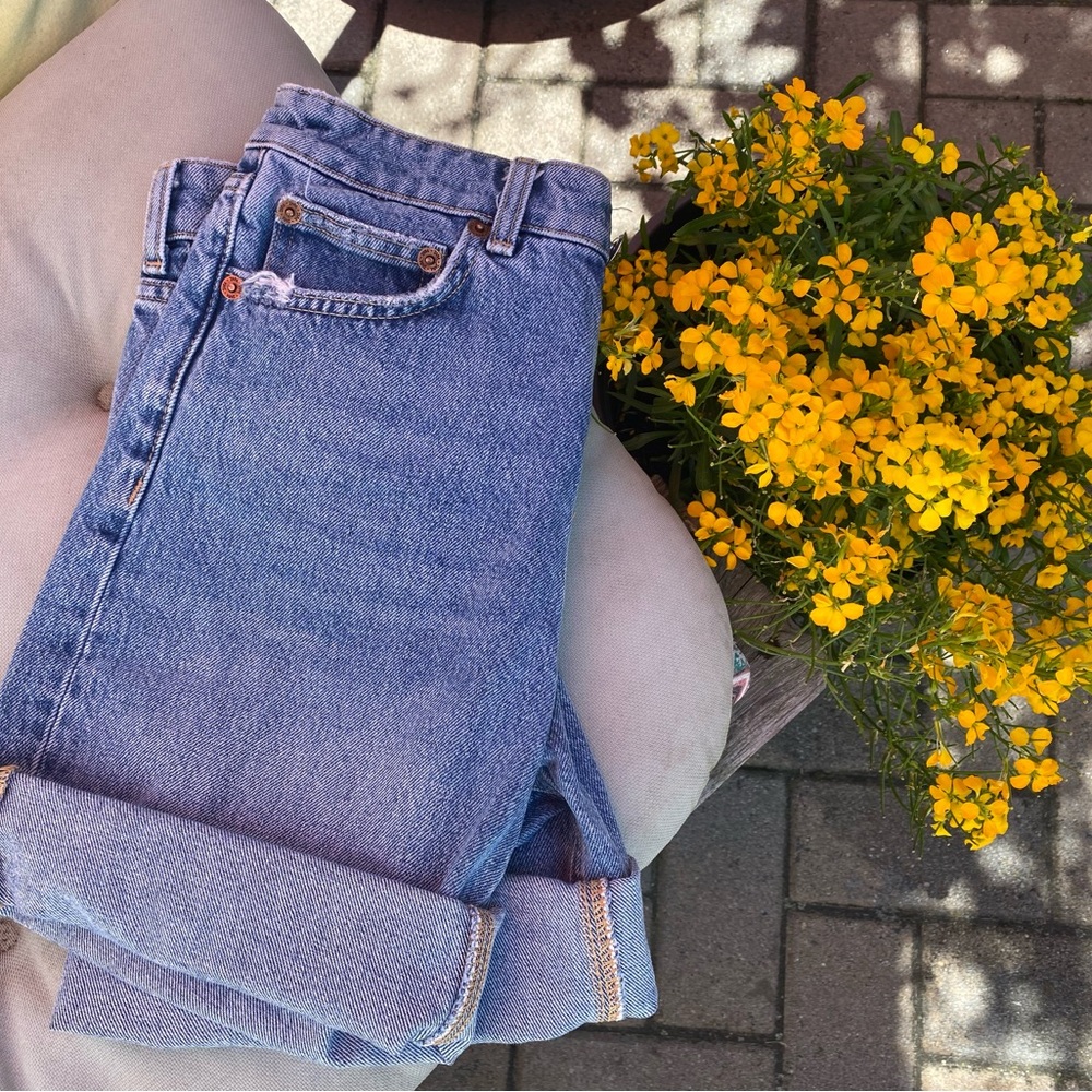 ZARA Over Sized Jean Shorts